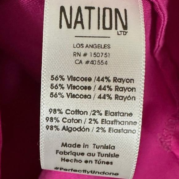 Anthropologie Nation LA Donna Bell Sleeve Silk Blouse - Picture 9 of 11